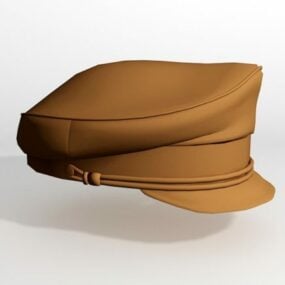 Field Cap Hat 3d model