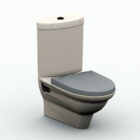 Flush Toilet Bowl