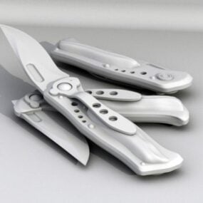 Kit de cuchillos plegables modelo 3d