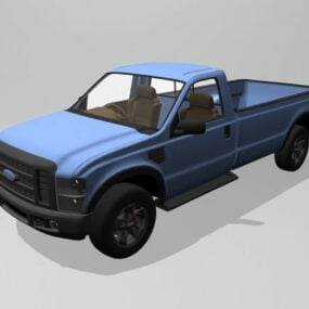 Ford F250 Pickup-Auto 3D-Modell
