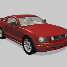 Ford Mustang Gt Sports Car 3d model