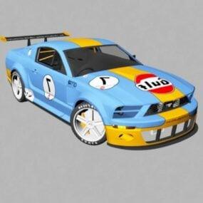 Ford Racing Car 3d model
