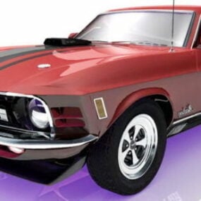 Ford Mustang Mach1 Coche modelo 3d