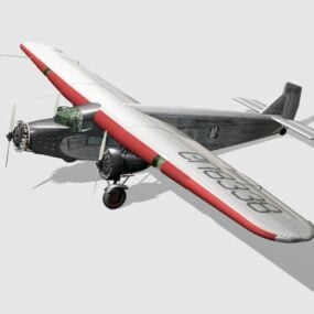 Human Fighter Aircraft 3d model