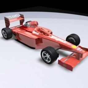 Modelo 3d del coche Ferrari de Fórmula Uno