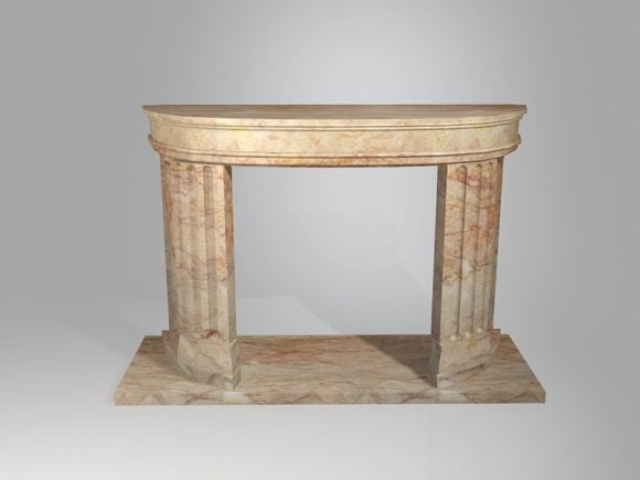 Stone Marble Fireplace French
