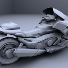 Modelo 3d de motocicleta Bmw Cruiser