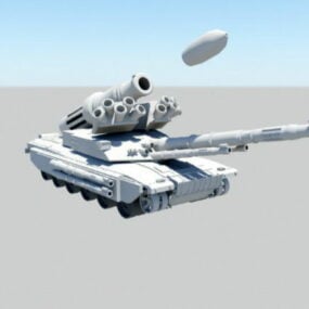 Футуристична 3d модель супер танка