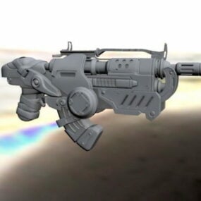Bilimkurgu Savaş Silahı 3d modeli