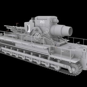 カール ゲラット 041 自走式攻城迫撃砲 3D モデル