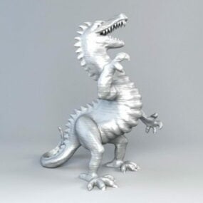 Statue de dragon monstre modèle 3D