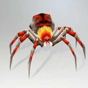 3д модель гигантского паука-монстра
