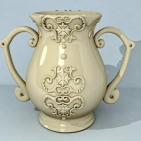 Modello 3d di vaso di ceramica antica