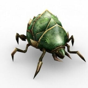 Model 3D Kumbang Ijo