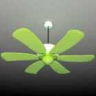 Ventilateur de plafond vert