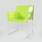 Green Plastic Coffee Chair