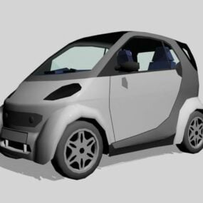 Modelo 3d de carro inteligente tamanho mini
