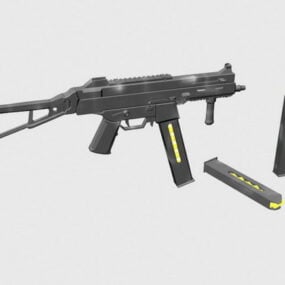 Hk Ump Submachine Gun V1 3d model