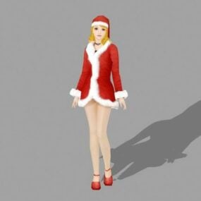 Lara Evening Dress 3d model