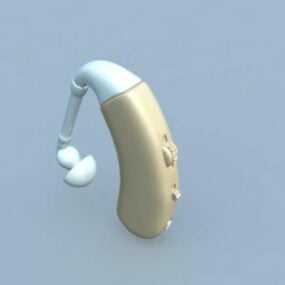 3D model naslouchacího zařízení