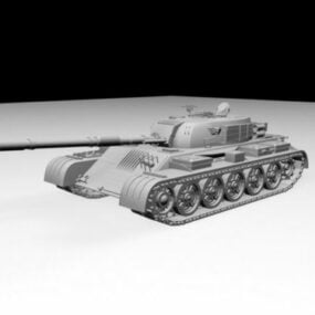 WW2 Tank Weapon Sovjet Tank 3d-modell