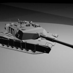 Modello 3d del carro armato pesante di concetto