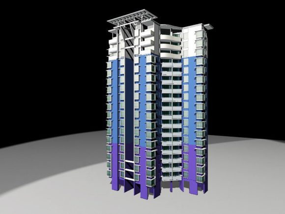 High Rise Apartment Block Building