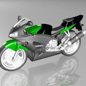 Honda Cbr600 Motorcycle 3d model
