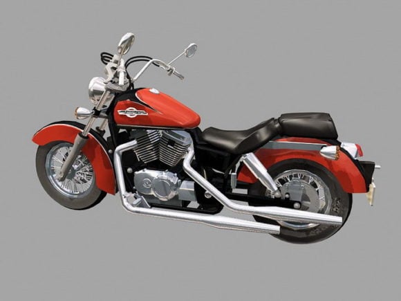 Classic Honda Shadow Motorcycle