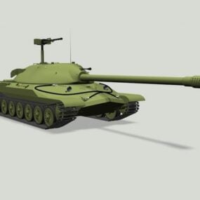 Sovětský 7D model těžkého tanku Is3