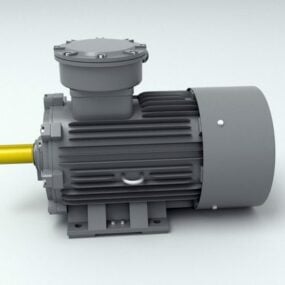 نموذج محرك كهربائي ثلاثي الأبعاد