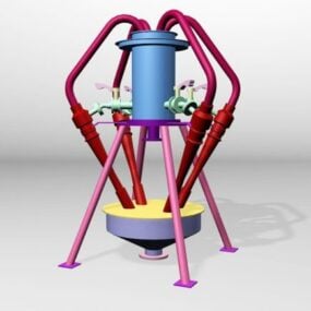 דגם 3d Machine Hydrocyclone תעשייתי
