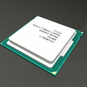 Intel Core I7 3d-modell