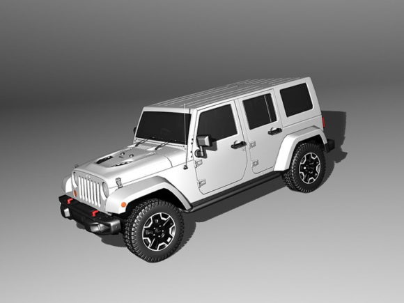 Jeep Wrangler White Painted