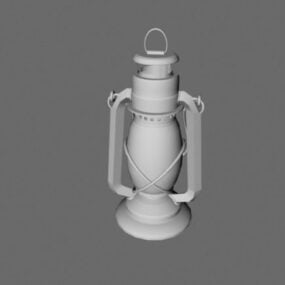 Low Poly Kerosene Lantern 3d model