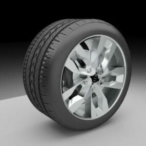 Model opony samochodowej Kia 3D