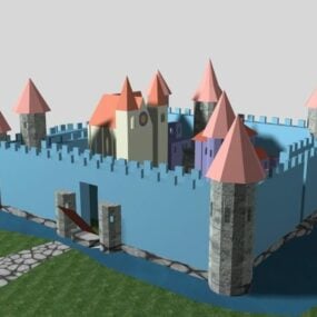 Polygon King Castle 3d-modell