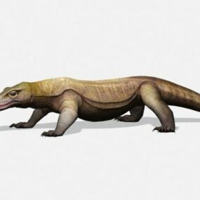 Wild Deinonychus Dinosaur 3d model