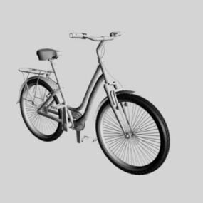 Lady City Bicycle 3D-Modell
