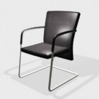 Cantilever Dining Chair Leather Back