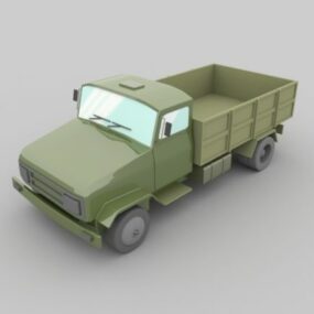 Militaire lichte vrachtwagen 3D-model