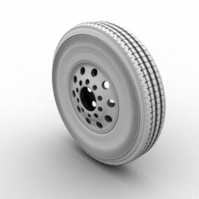 Leicht-Lkw-Reifen 3D-Modell