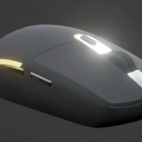 Logitech trådløs mus 3d-modell