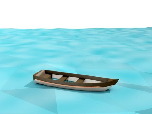 Low Poly Boat
