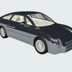 تويوتا يارس سيدان Lowpoly نموذج سيارة 3D