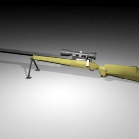 M24 Sniper Rifle Gun 3d μοντέλο