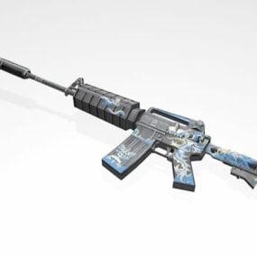 Fusil M4a1 modèle 3D