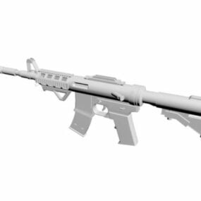 M4a1 Carbine Gun 3d-modell