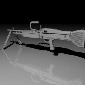 M1a1 Bazooka Military Gun דגם תלת מימד