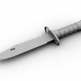 3d модель армійського багнетного ножа